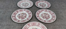 WOOD & SONS, Burslem, "Dorset", England, 5 flata & 6 djupa tallrikar.