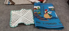 Diverse textil. Mestadels dukar.
