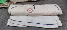 Diverse textil. Mestadels dukar.