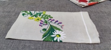 Diverse textil. Mestadels lakan.