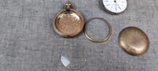 Morgan silverdollar 1897, 26gram & Fickur ILLINOIS WATCH, Renoveringsobjekt.