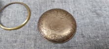 Morgan silverdollar 1897, 26gram & Fickur ILLINOIS WATCH, Renoveringsobjekt.