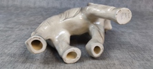 Figurin. Elefant, Porslin, troligtvis Tyskland.