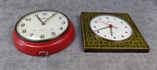 2 Väggur. Gletscher & Junghans.