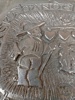 WALTER BENGTSSON. Väggrelief, "Svensk handelsbank Halmstad 1962", Aluminium.