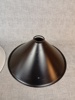 Diverse lampskärmar i plåt.