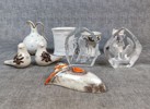 Porslin & glas. Bl.a Vas Bertil Vallien, konstglas Mats Jonasson m.m.