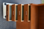 Bokhylla. Teak, 1950/60-talet.