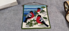 Diverse textil & handarbeten.