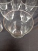 21 Delar Äldre glas, slipad dekor.