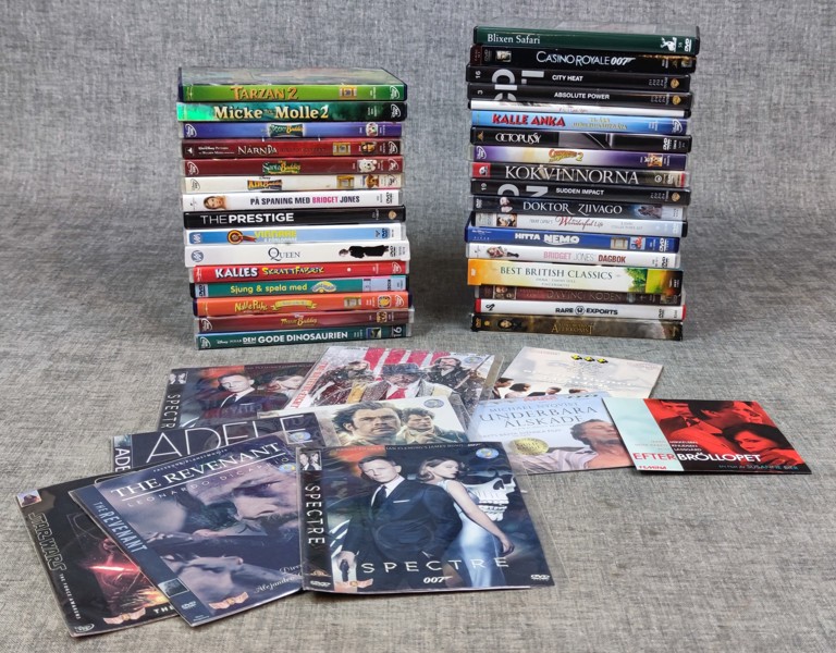 Diverse DVD filmer. Bl.a Walt Disney m.m.