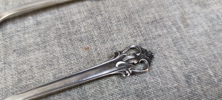 6 Kaffeskedar. Silver, 70gram.