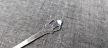 6 Kaffeskedar. Silver, 70gram.