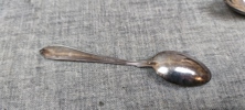 14 Kaffeskedar, Silver. 215gram.
