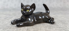 Figurin. Katt, Rosenthal, signerad F.Heidenreich.