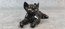 Figurin. Katt, Rosenthal, signerad F.Heidenreich.