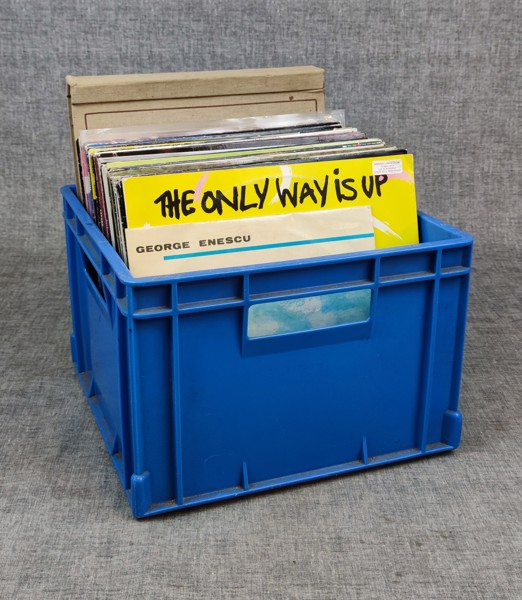 Diverse Vinylskivor, LP & MAXI & Album med stenkakor.