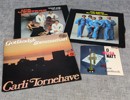 Diverse vinyl, CD-Skivor & kassettband.