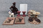 Diverse porslin, keramik & marmor.