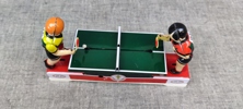 Plåtleksak. Playing Ping-Pong, Tin Toy, Kina, originalkartong.