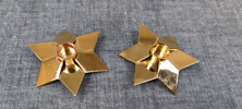 GEORG JENSEN. 2 Ljusstakar för julgransljus, Danmark.