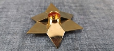 GEORG JENSEN. 2 Ljusstakar för julgransljus, Danmark.