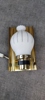 Vägglampa, Mässing & glas.