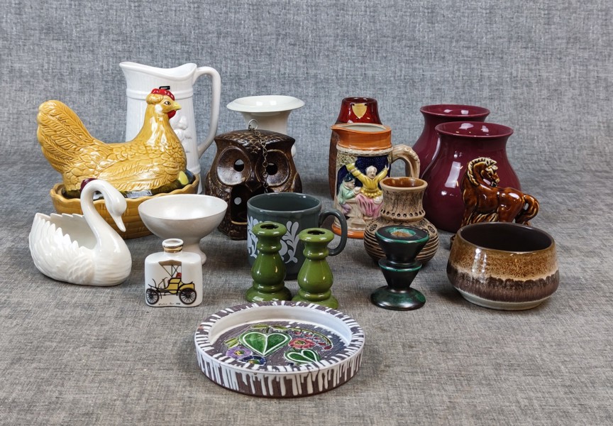Diverse porslin & keramik.