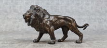 Skulptur. "Lejon", Brons.