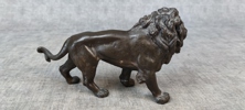 Skulptur. "Lejon", Brons.