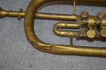 3 Blåsinstrument. Mässing, 1800/1900-talet.