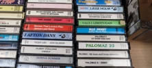 Diverse kassettband.