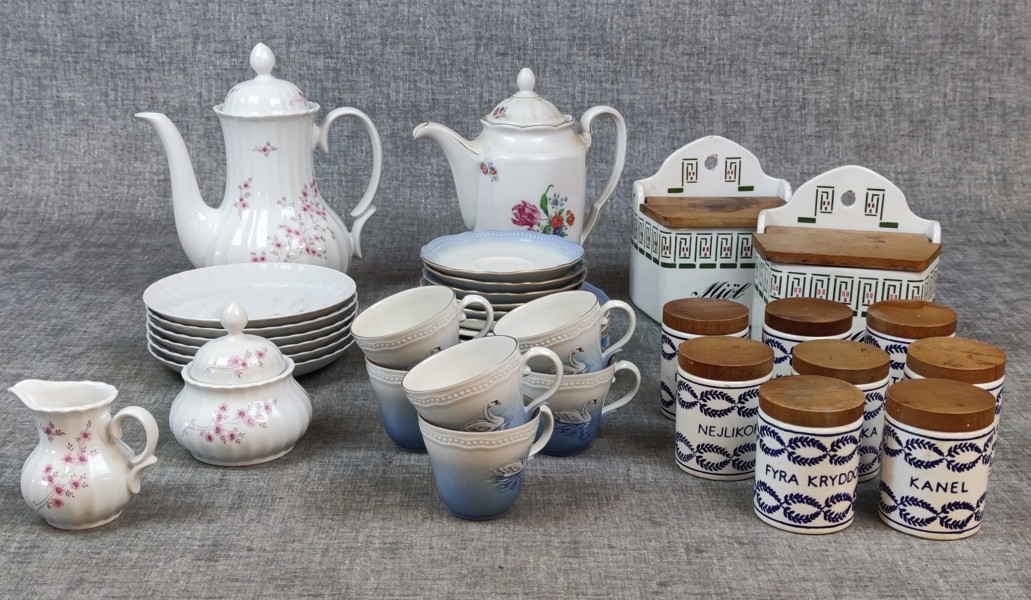 Diverse porslin & keramik.