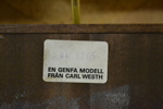 Väggur. En Genfa modell från Carl Westh.
