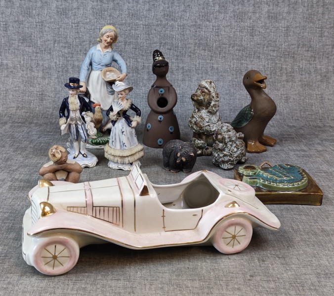 Figuriner m.m. Bl.a EGO, Dagny Zachrisson, Tilgmans m.m.