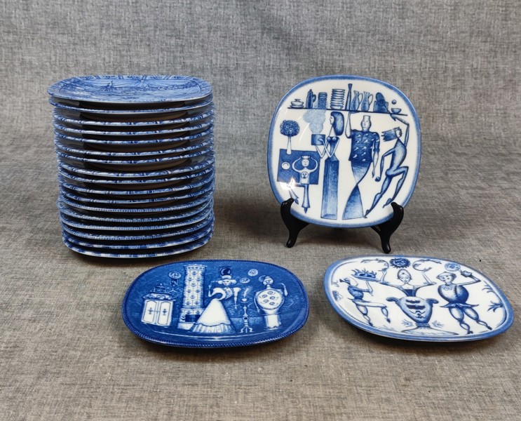 Samlartallrikar. Rörstrand.