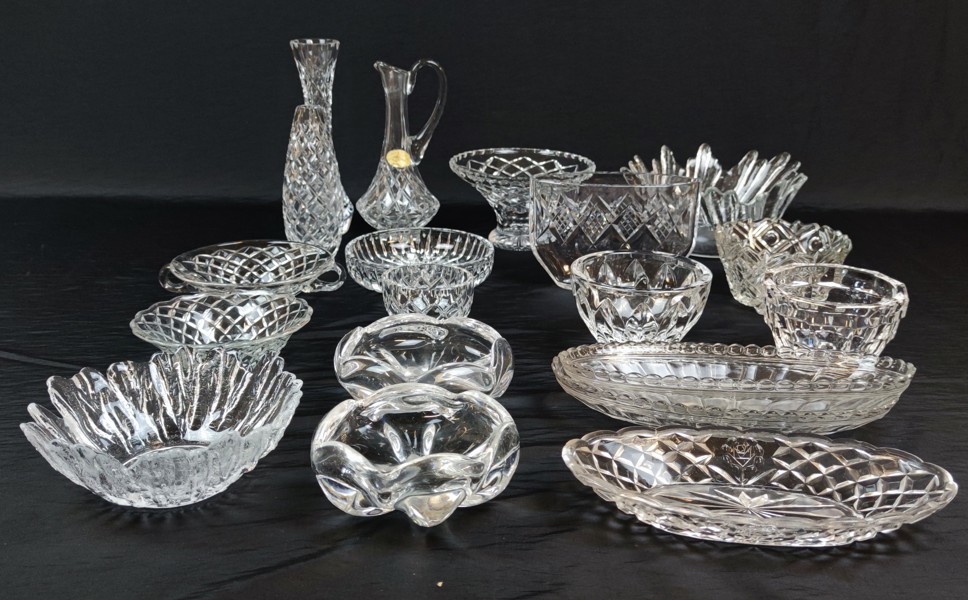 Diverse glas. Orrefors, Kosta m.m.