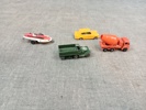 Diverse Leksaksbilar m.m. Bl.a Tekno, Dinky Toys, Gorgi, Lesney m.m.
