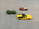Diverse Leksaksbilar m.m. Bl.a Tekno, Dinky Toys, Gorgi, Lesney m.m.