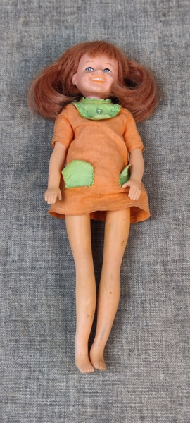 Pippi Långstrump docka. Lemeco AB, 1900-talets andra hälft