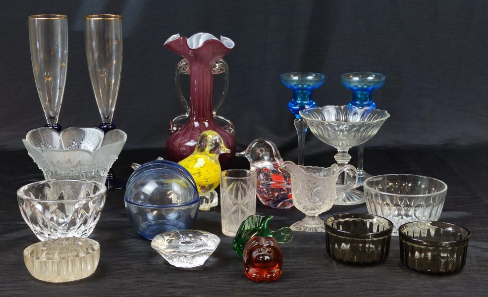 Diverse glas. Bl.a Gense, Bergdala, Kosta m.m.