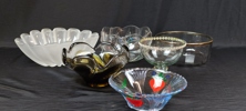 Diverse glas skålar.