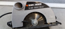 Cirkelsåg. Black & Decker DB 865, 1200W.
