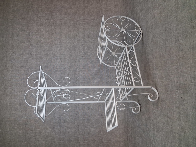 Blomsterbord, Piedestal, metall.