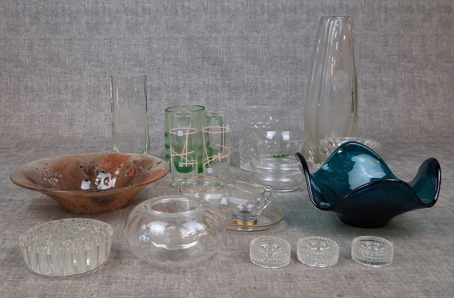 Diverse glas. Bl.a Boda m.m.