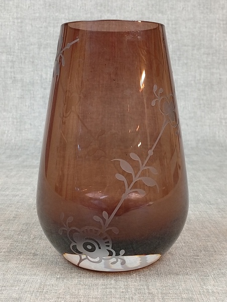 ROYAL COPENHAGEN. Vas, "Musselmalet", Glas.