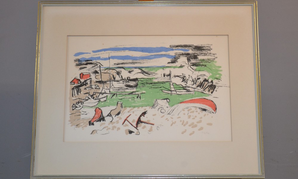 SVEN X:ET ERIXSON. Färglitografi, signerad & numrerad 276/300.