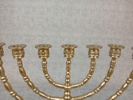 Ljusstake. Menora, Kalmar Brons, 1900-talet.