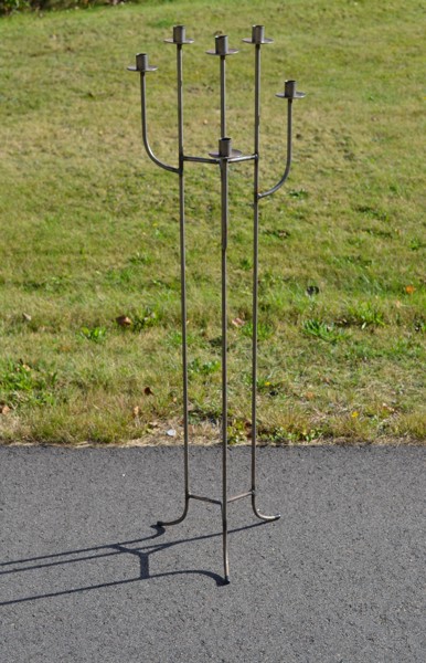 Golvljusstake. Smide, 1990-talet.