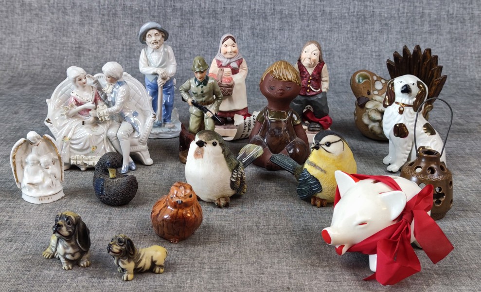 Diverse figuriner. Bl.a Curt m Addin m.m.